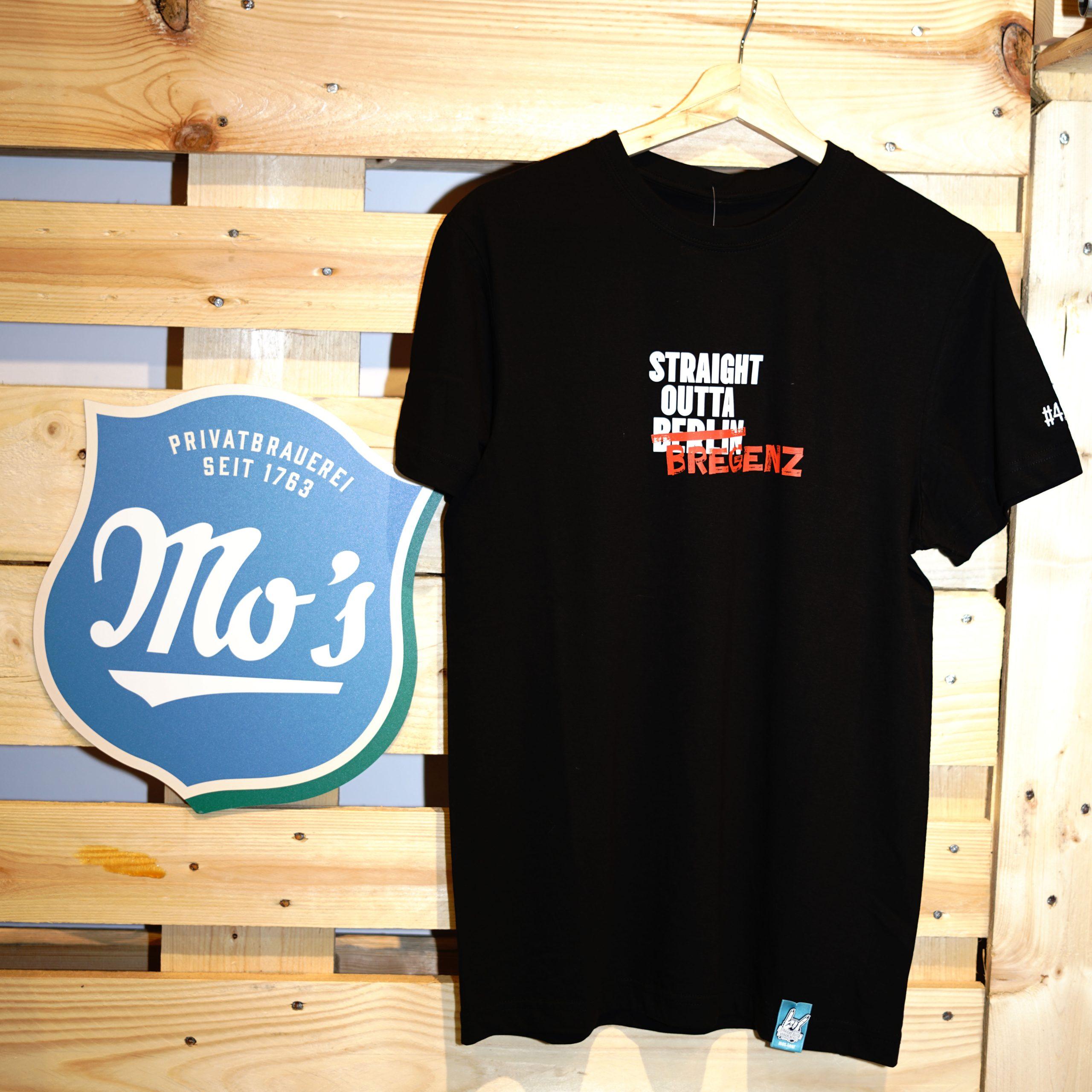 Mo’s Shirt schwarz Straight Outta Bregenz