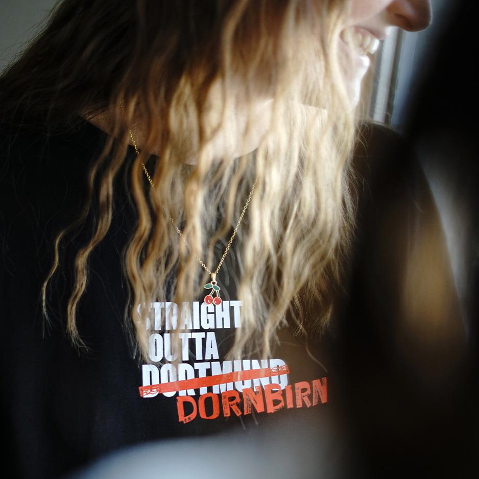 Mo’s Shirt schwarz Straight Outta Dornbirn